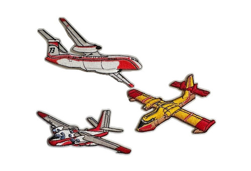 Lot tissus avions - de, 3