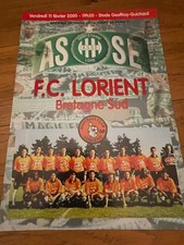 programme )) ASSE ST ETIENNE V