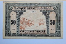 ** 🇲🇦 50 Francs 1943 *
