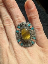 Bague chevalière, oeil de
