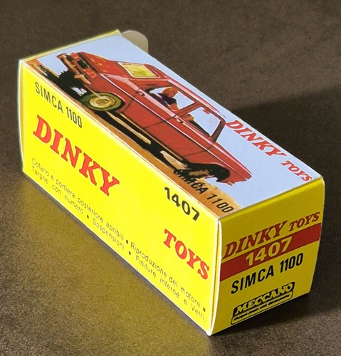 Dinky toys boite vide repro - toys,