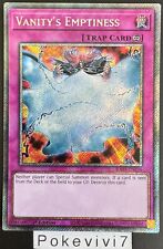 Carte YU-GI-OH! VANITY'S EMPTINESS RA03-EN246 PSR NEUF