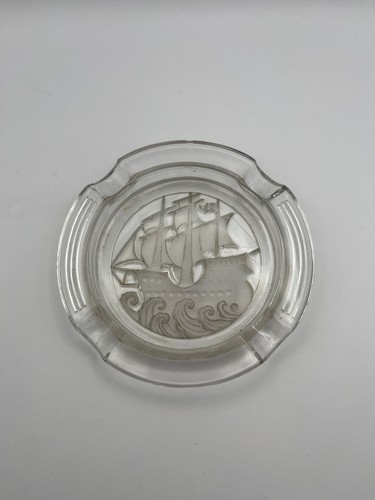 Cendrier ancien verre - cendrier,