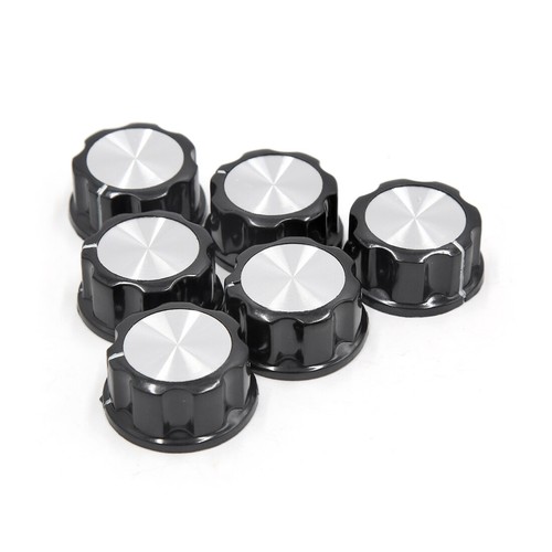 6pcs 6mm dia arbre moleté - dia,