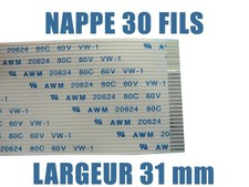 NAPPE ZIF LIF FPC AWM - 30 FILS -  31 mm x 200 mm