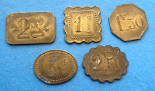 Beau lot 5 jetons - lot,