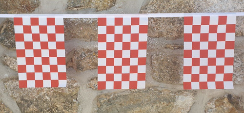 Bruant drapeau damier - drapeau,