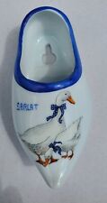 SABOT PORCELAINE 2 OIES HAND-PAINTED PIERRE-JEAN VALETTE SARLAT 24 DORDOGNE TBE