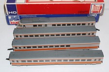 JOUEF RAME 4 ELEMENTS RTG TURBO TRAIN LIVRE BETON  2 EN BO REF: 8611/5491-92-93.