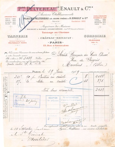 1919 tannerie corroirie - tannerie,
