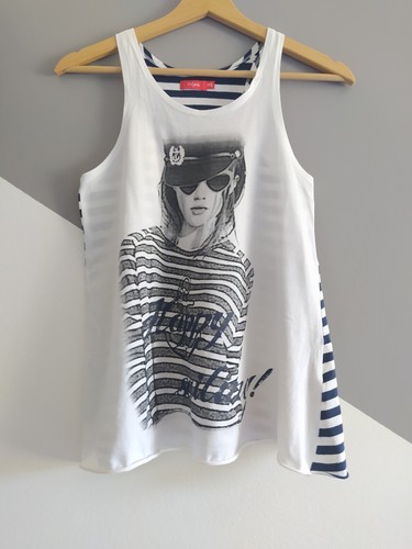 Shirt sans manches blanc - manches,