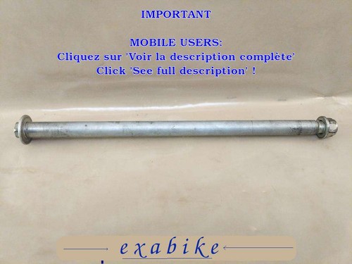 Axe roue arriere pour - axe,