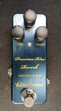 Pédale d'effets ONE CONTROL PRUSSIAN BLUE REVERB pour guitare