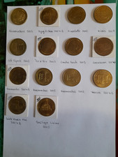 14 jetons touristiques Monnaie
