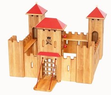 Château-Fort Bourg en bois Monde du jeu drewart ritterschloss massif