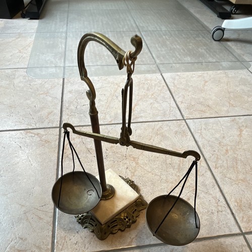 Laiton mesure balance ancienne - laiton,