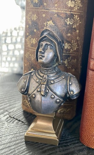 Buste bronze argenté - buste, jeanne