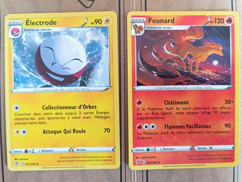 Lot cartes pokémon fr - cartes,