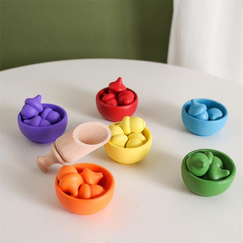 Boules dans des tasses - dans,