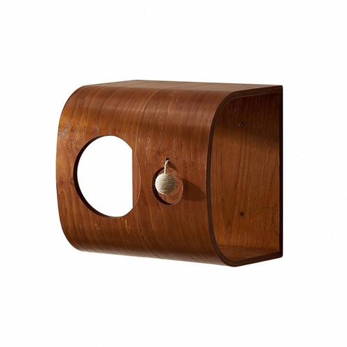 Cabane mural niche bois - niche, en