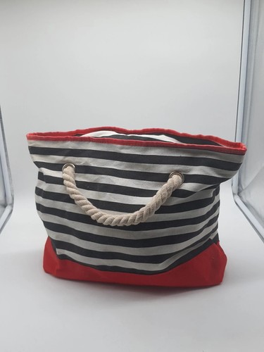 Sac plage vintage rayé - vintage,
