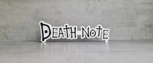 Plaque logo death note - plaque,