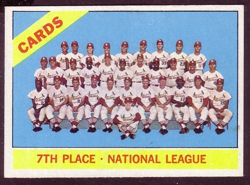 1966 topps louis cardinals - st.,