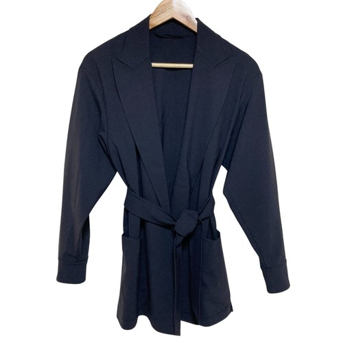 Manteau femme ceinturé - , bleu