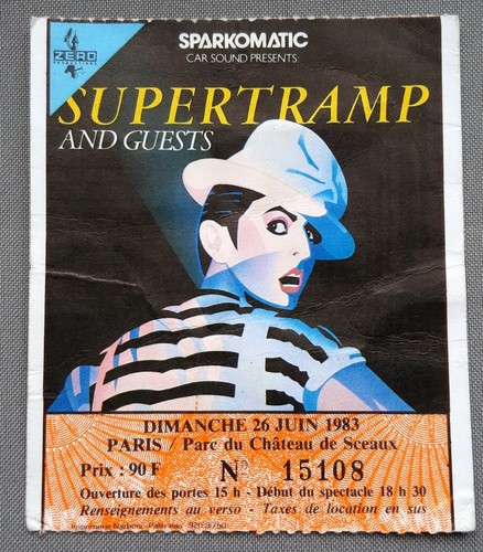 Ticket billet used place - ticket,