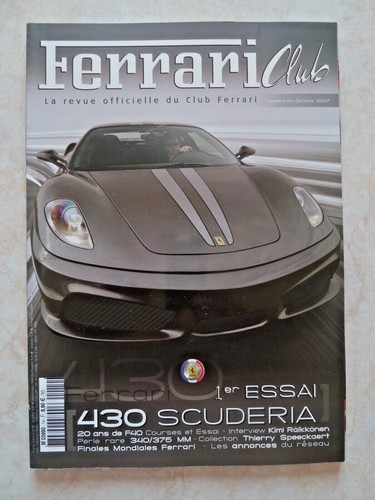 Ferrari club 2007 - club, n°14