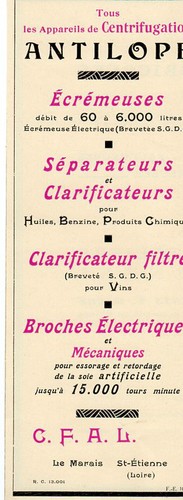 Antilope ecremeuse ets a l - ecremeuse, c.f.a.l
