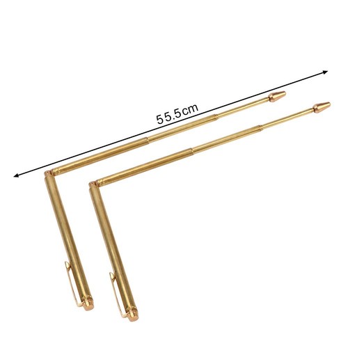 2pc laiton radiesthésie tiges - 2pc,