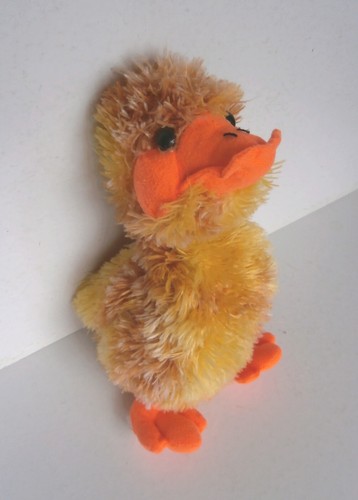 Peluche canard jaune - jaune, orange