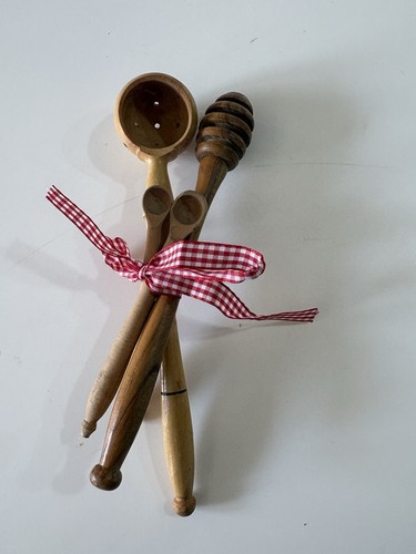 Lot ancien ustensile bois - lot,