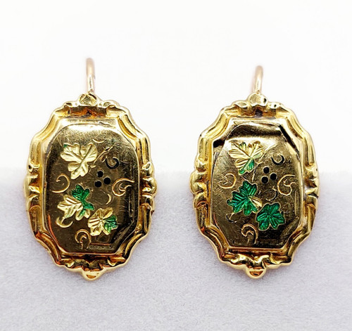 Dormeuses victorienne 18k - dormeuses,