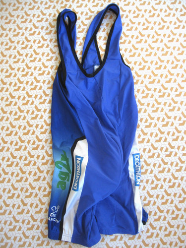Cuissard cycliste ag2r - cycliste, bleu