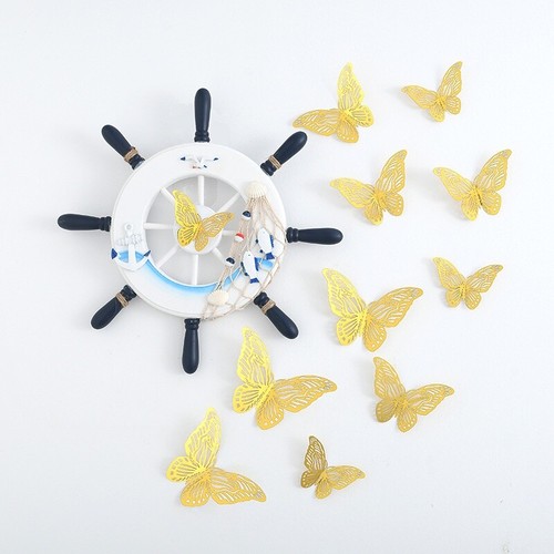 12pcs set creux papillon - 12pcs, 3d