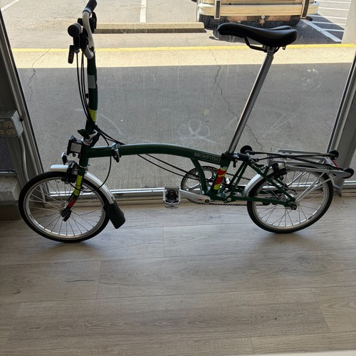 Brompton folding bicycle - brompton,