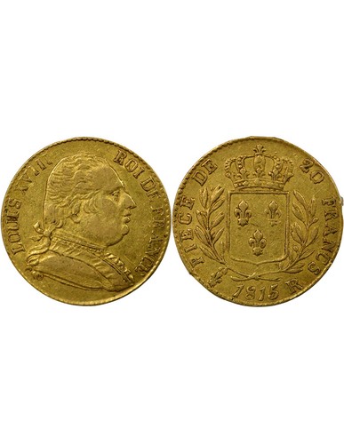 France louis xviii - xviii, francs
