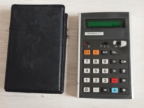 Calculatrice ancienne triumph - calculatrice,