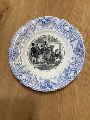 Assiette animée sarreguemines - assiette,