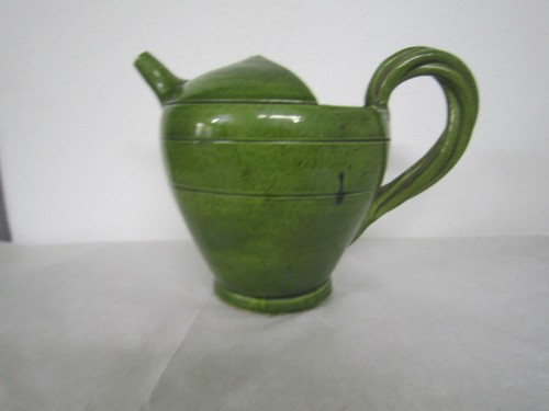 Pichet carafe vernisse vert f - vernisse,