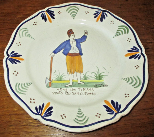 Ancienne assiette révolution - ancienne,