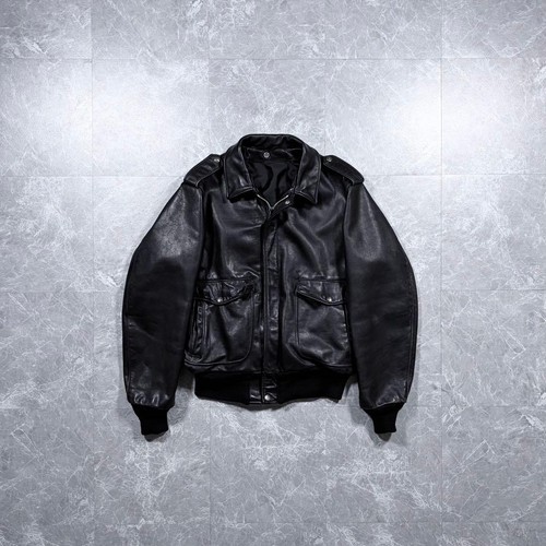 Schott leather flight jacket - schott,