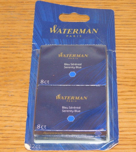 Lot cartouche encre bleu - 32,