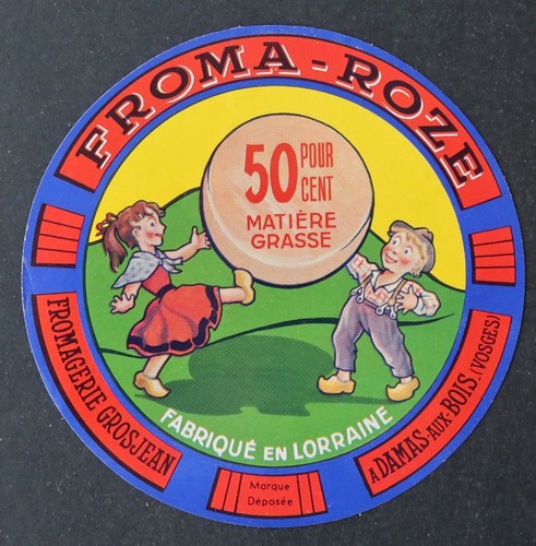 Etiquette fromage froma roze - etiquette, froma-roze