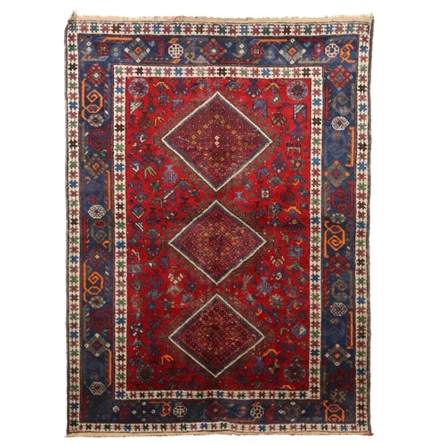 Tapis ancien asiatique laine - ancien,