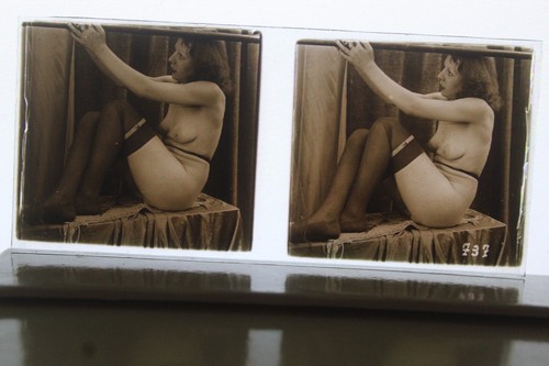 Plaque verre stereo - (b5),
