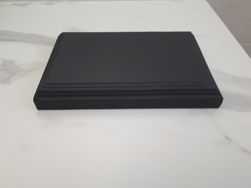 Socle bois peint - bois, gris