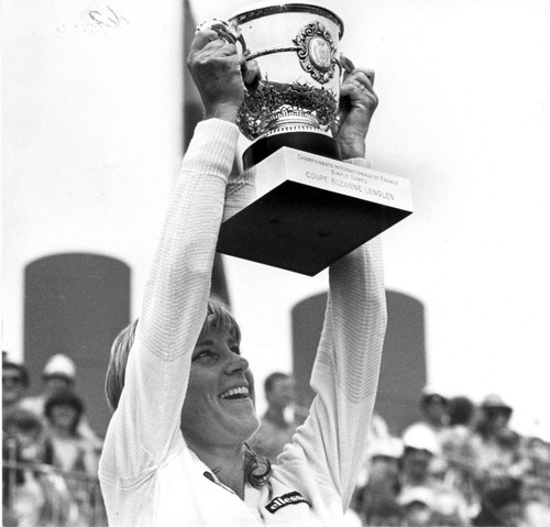 Chris evert victoire rolland - chris,